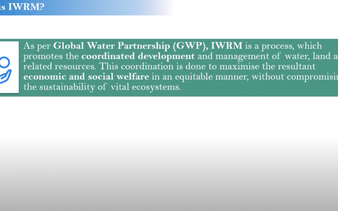 Module1 T1 Concept of Integrated Water Resource Management (IWRM)